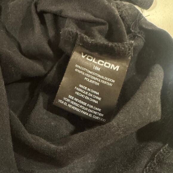 Volcom Baby Boy 18M Black Logo Tshirt - Picture 4 of 6